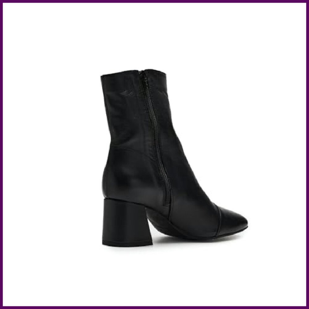 Leather Ankle Boots Size 6-11, 6-Inch Shaft Height - Picture 4 of 8